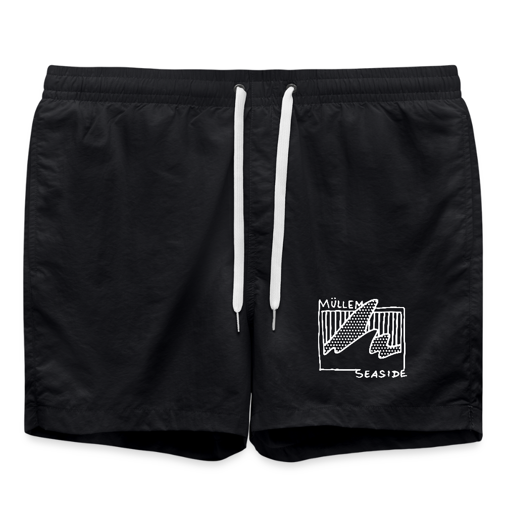 Müllem Seaside Badehose - black