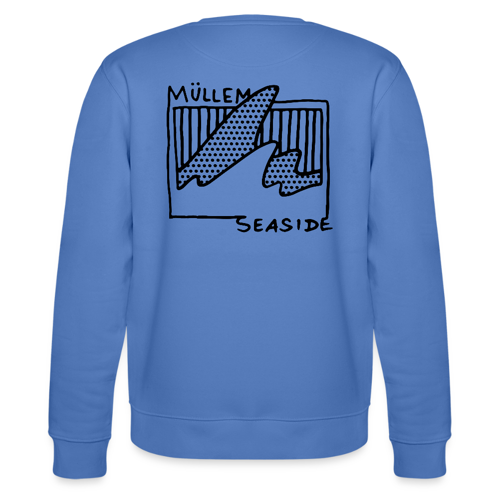 Müllem Seaside Unisex Organic Sweatshirt - bright blue