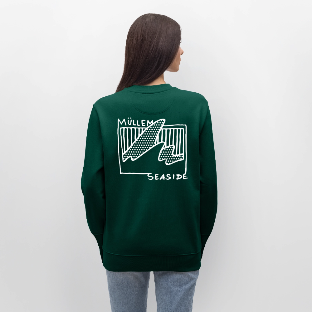 Müllem Seaside Basic Unisex Organic Sweatshirt - forest