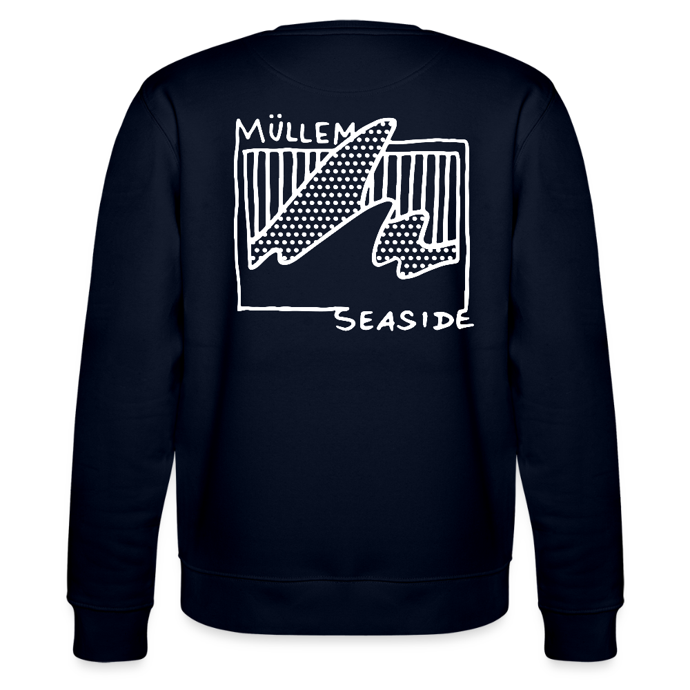 Müllem Seaside Basic Unisex Organic Sweatshirt - navy