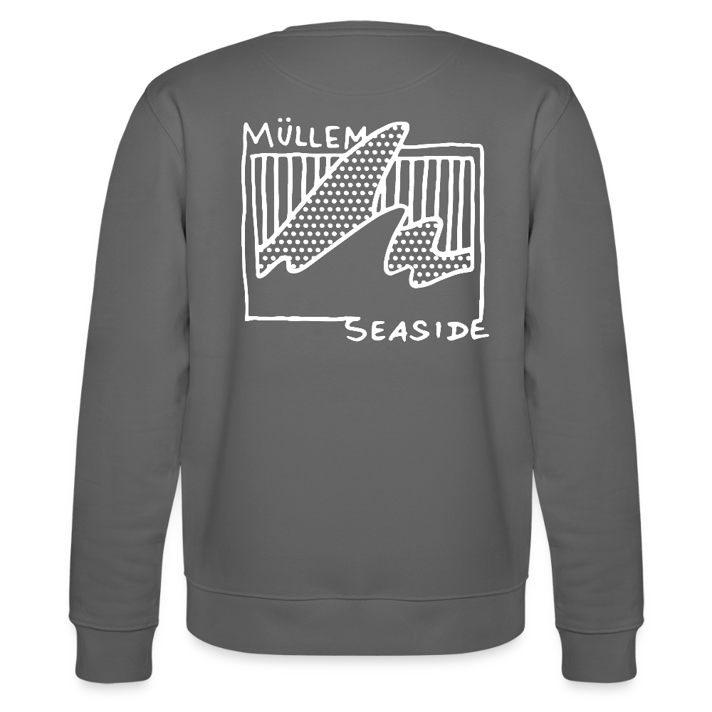 Müllem Seaside Basic Unisex Organic Sweatshirt - anthracite