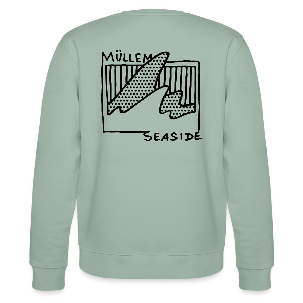 Müllem Seaside Unisex Organic Sweatshirt - aloe