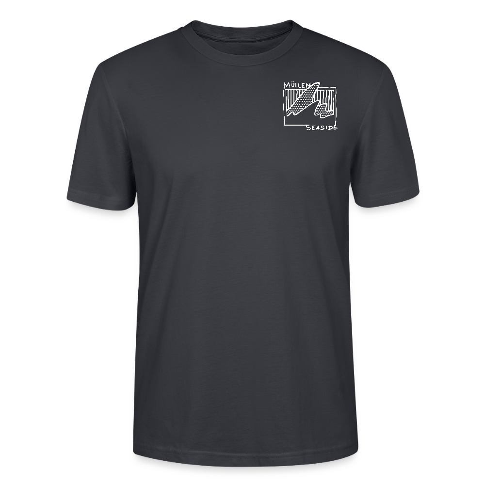 Müllem Seaside Basic Unisex T-Shirt - India Ink Grey