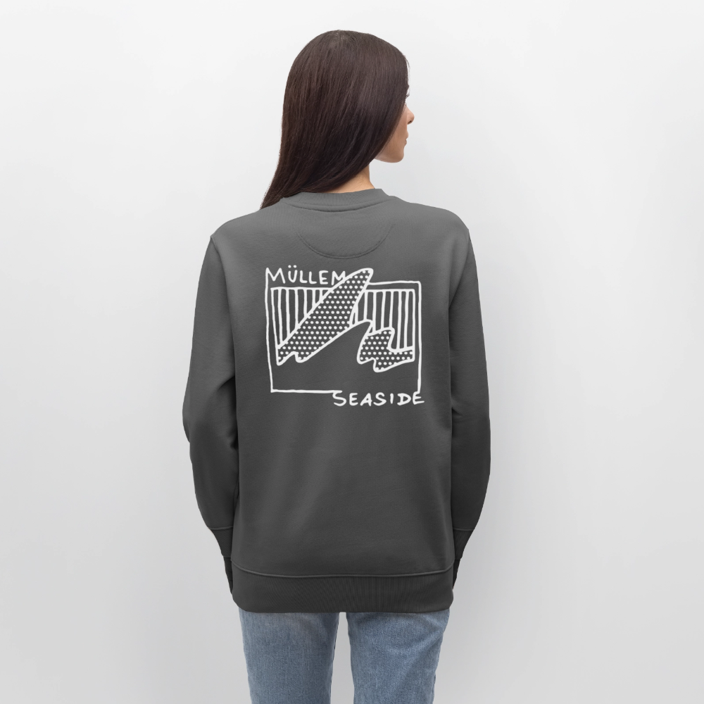 Müllem Seaside Basic Unisex Organic Sweatshirt - anthracite