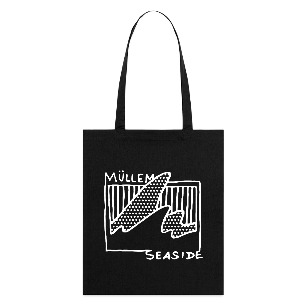 Müllem Seaside Jutebeutel - black