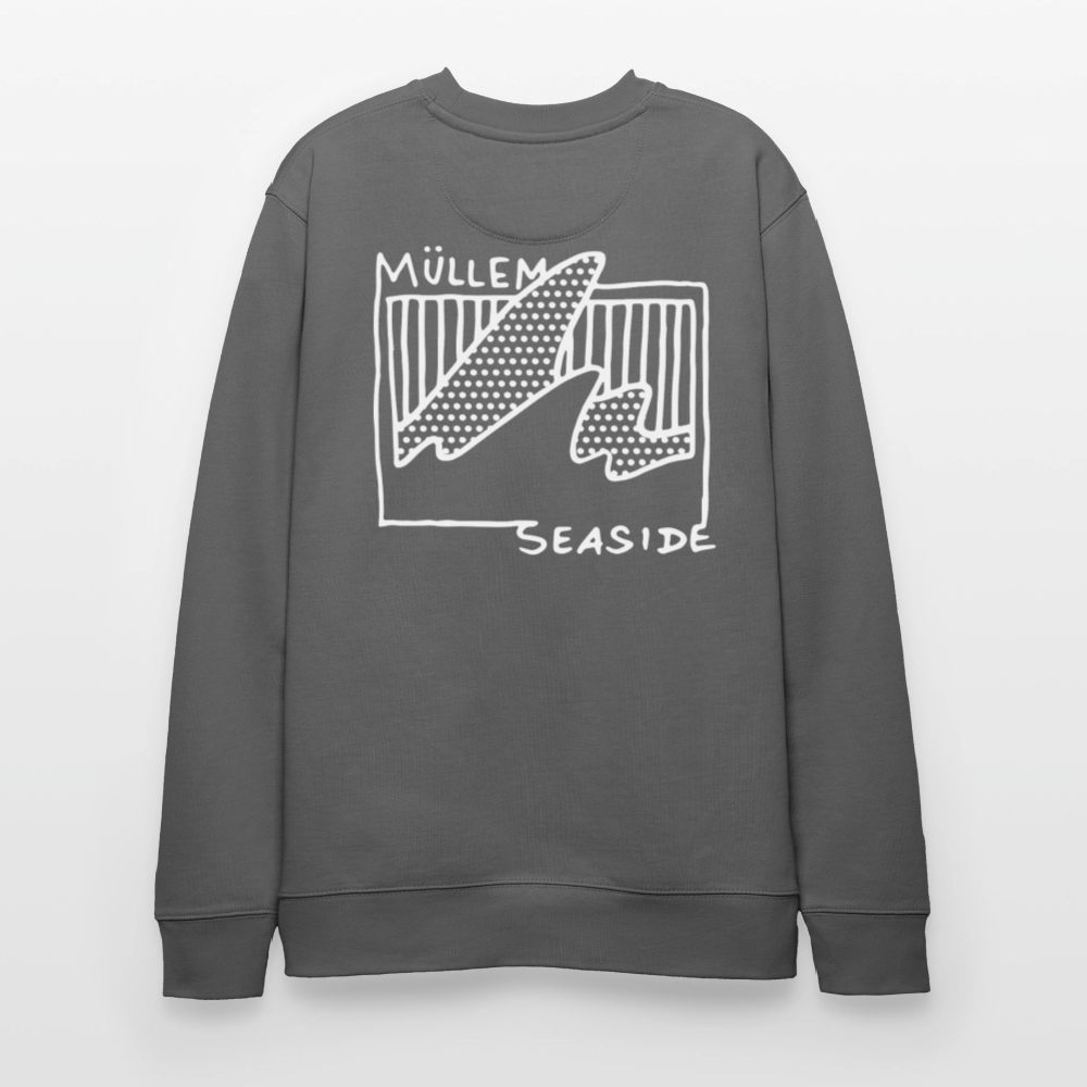 Müllem Seaside Basic Unisex Organic Sweatshirt - anthracite