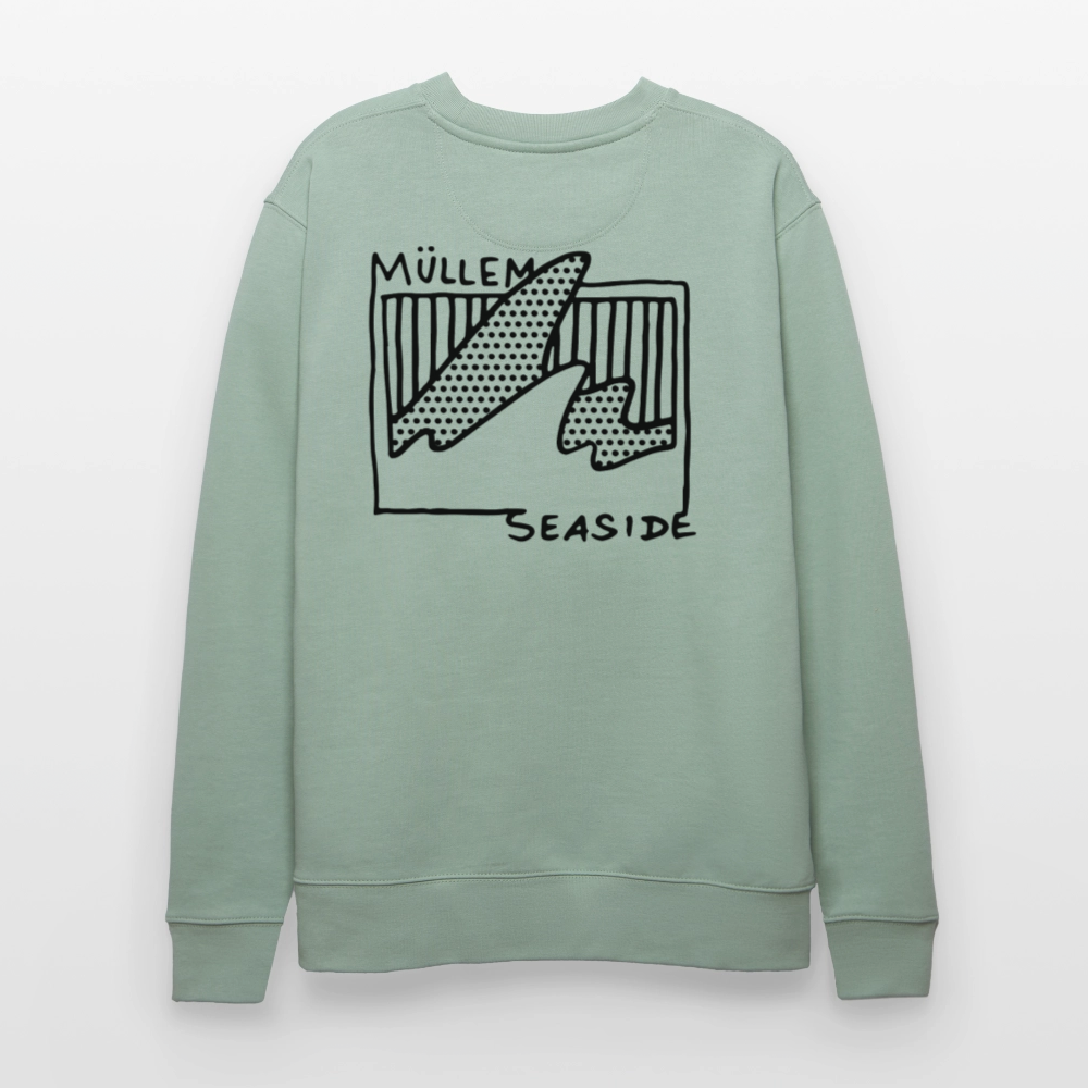 Müllem Seaside Unisex Organic Sweatshirt - aloe
