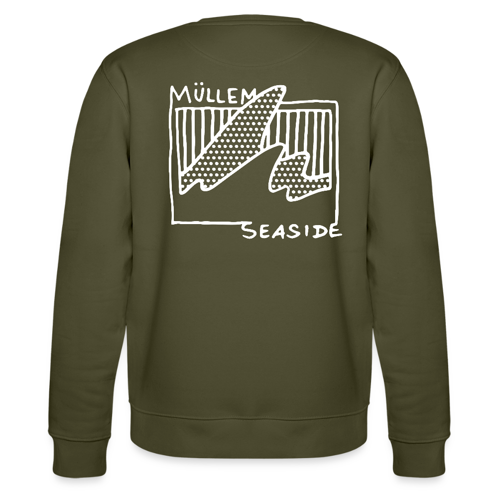 Müllem Seaside Basic Unisex Organic Sweatshirt - khaki
