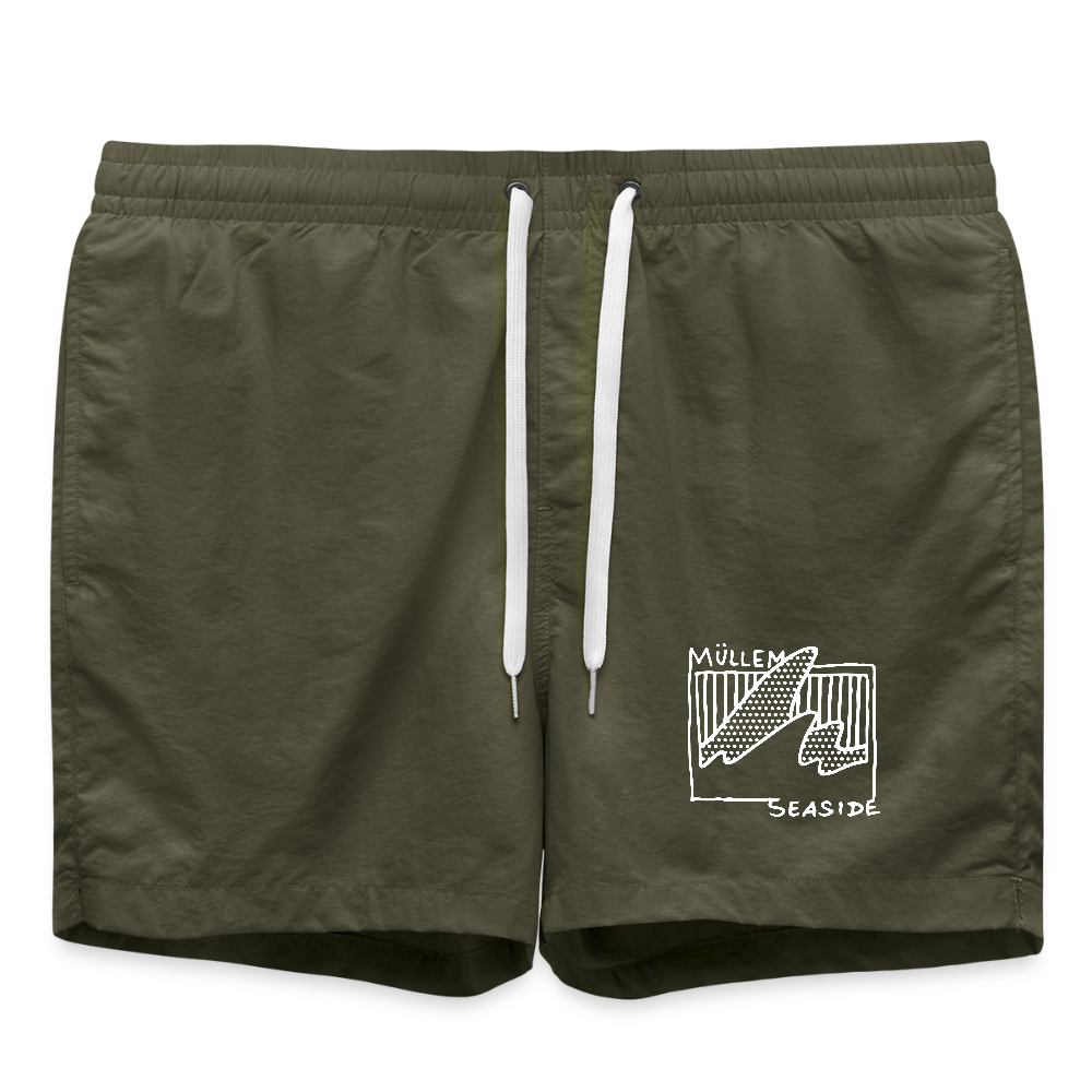 Müllem Seaside Badehose - olive