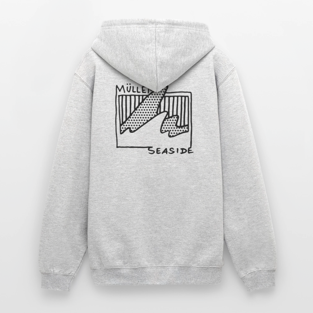 Müllem Seaside Basic Hoodie - light heather grey