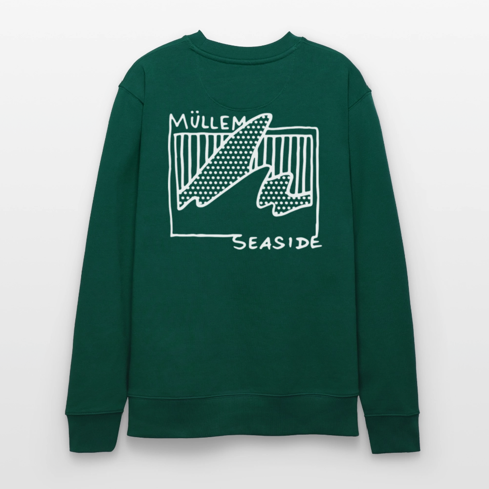 Müllem Seaside Basic Unisex Organic Sweatshirt - forest
