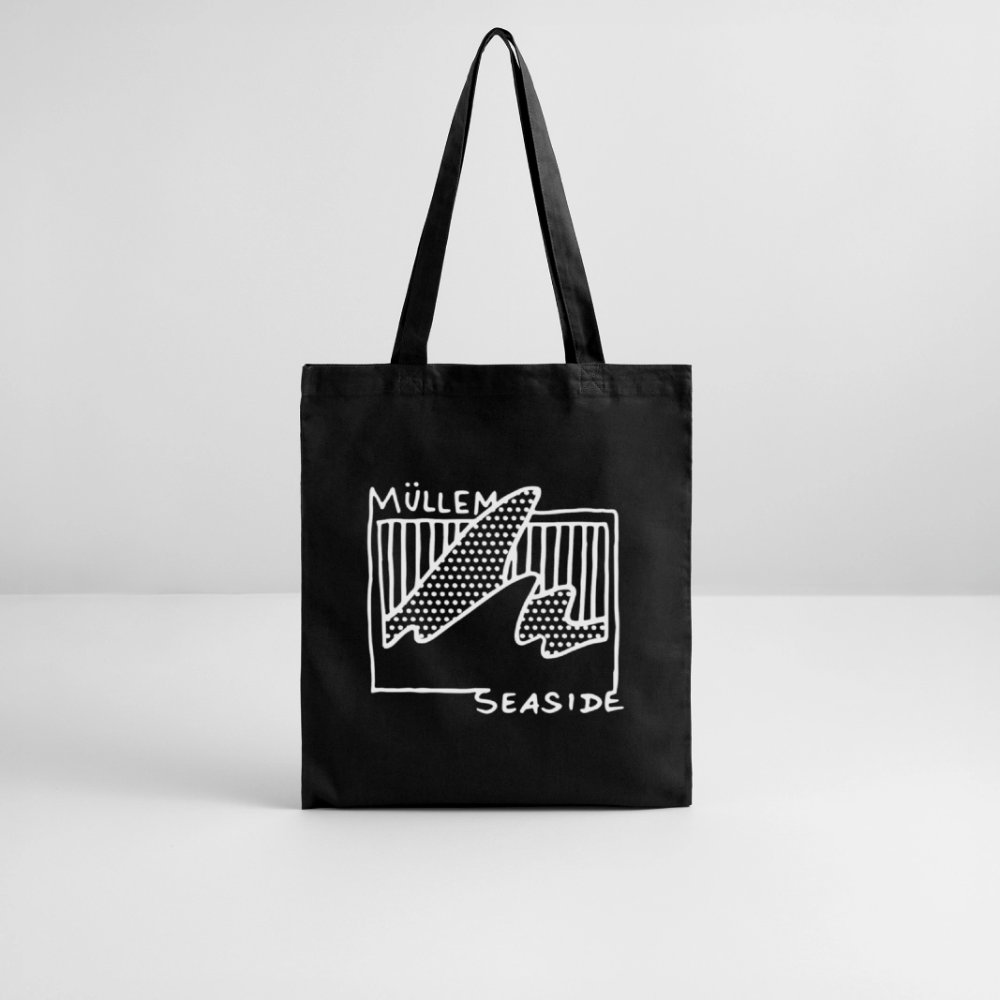 Müllem Seaside Jutebeutel - black