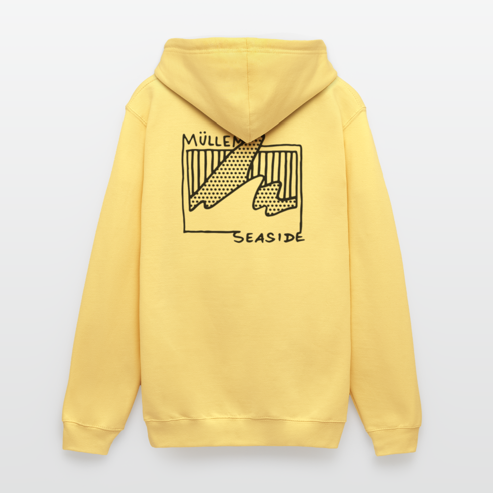 Müllem Seaside Basic Hoodie - lemon yellow