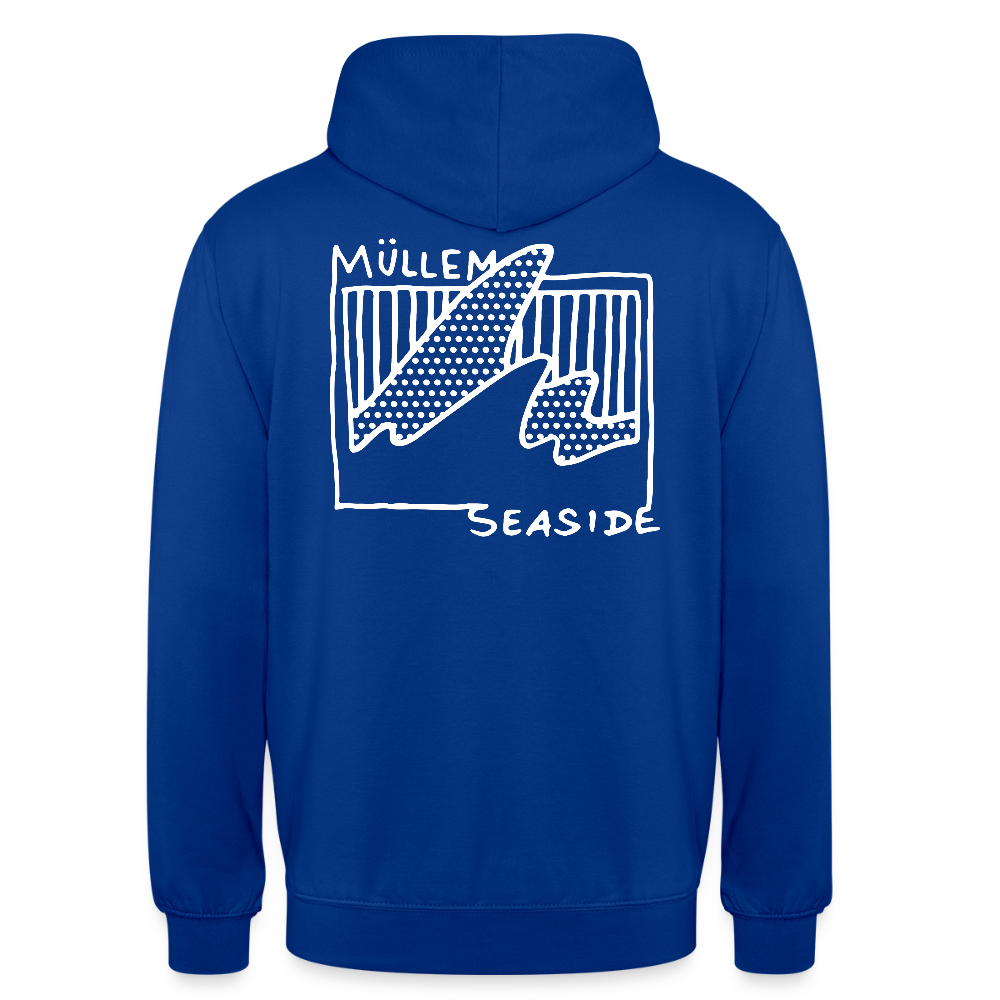 Müllem Seaside Basic Unisex Hoodie - bright royal