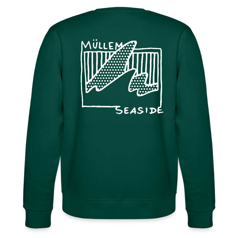 Müllem Seaside Basic Unisex Organic Sweatshirt - forest