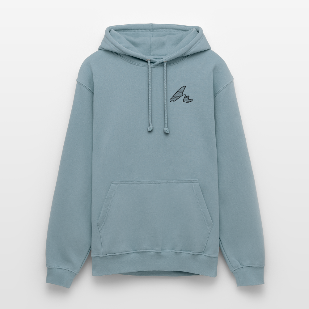 Müllem Seaside Basic Hoodie - stonewash blue